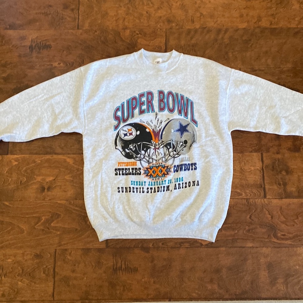 1996 vintage Super Bowl sweatshirt